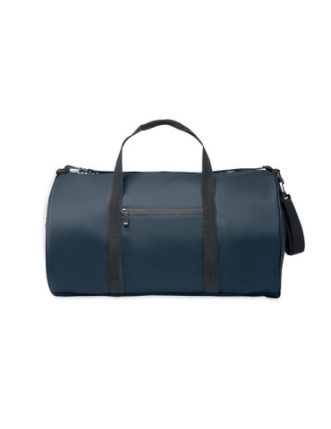 BANGKOK Sac de sport en 600D RPET Couleurs : bleu marquage laser ultra précis