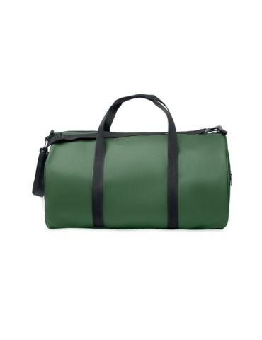 BANGKOK Sac de sport en 600D RPET Couleurs : vert foncé objet promotionnel éco-responsable
