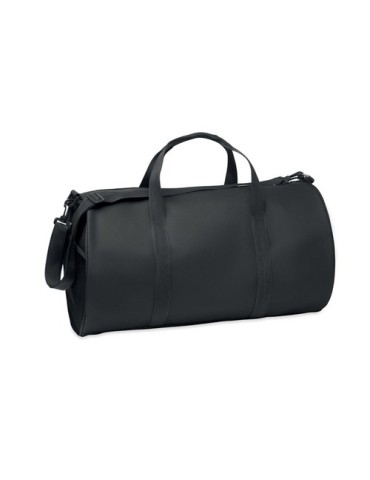 BANGKOK Sac de sport en 600D RPET Couleurs : noir objet promotionnel éco-responsable