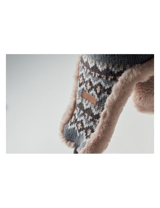 YULONG Bonnet avec caches-oreilles impression haute définition