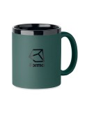 RUBY Mug en céramique 300ml Couleurs : vert foncé personnalisation rapide en France