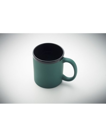 RUBY Mug en céramique 300ml Couleurs : vert foncé objet promo petit budget