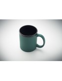 RUBY Mug en céramique 300ml Couleurs : vert foncé objet promo petit budget