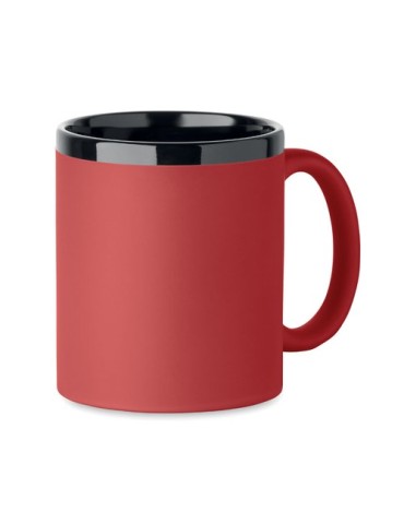 RUBY Mug en céramique 300ml Couleurs : rouge goodies publicitaire événementiel