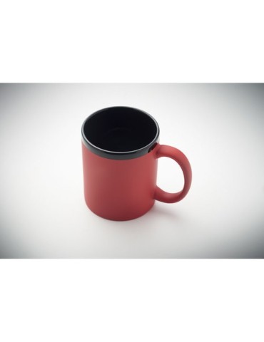 RUBY Mug en céramique 300ml Couleurs : rouge personnalisation sur mesure