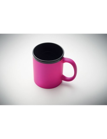 RUBY Mug en céramique 300ml Couleurs : fuchsia cadeau affaires élégant