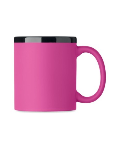 RUBY Mug en céramique 300ml Couleurs : fuchsia personnalisable avec votre logo