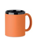 RUBY Mug en céramique 300ml Couleurs : orange marquage laser ultra précis