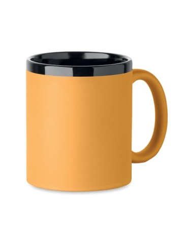 RUBY Mug en céramique 300ml Couleurs : jaune impression haute définition