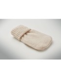 WARMMUFF Chaufferette polyester tricot Matières : PET Couleurs : beige goodies entreprise design