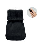 WARMMUFF Chaufferette polyester tricot Matières : PET Couleurs : noir personnalisable avec votre logo