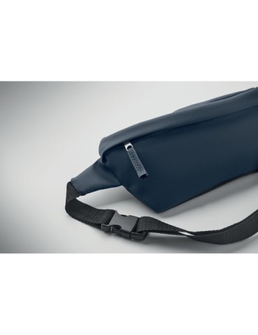 BANGKOK WAIST Sac banane en 600D RPET Couleurs : bleu cadeau collaborateur premium