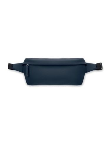BANGKOK WAIST Sac banane en 600D RPET Couleurs : bleu objet publicitaire robuste