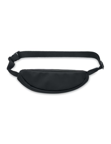 BANGKOK WAIST Sac banane en 600D RPET Couleurs : noir goodies entreprise design