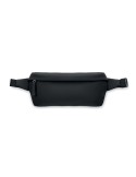 BANGKOK WAIST Sac banane en 600D RPET Couleurs : noir goodies personnalisé en stock