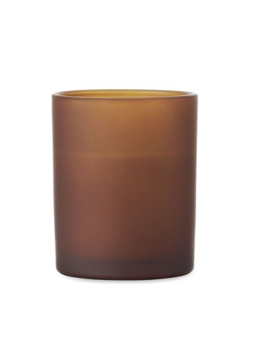 KIVAS WOOD Bougie en cire végétale 80 gr Matières : verre Couleurs : marron cadeau client original