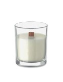 KIVAS WOOD Bougie en cire végétale 80 gr Matières : verre Couleurs : transparent personnalisation rapide en France