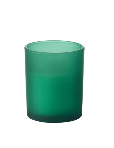 KIVAS WOOD Bougie en cire végétale 80 gr Matières : verre Couleurs : vert impression haute définition