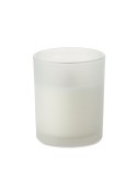 KIVAS WOOD Bougie en cire végétale 80 gr Matières : verre Couleurs : blanc cadeau entreprise pas cher