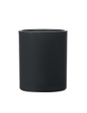 KIVAS WOOD Bougie en cire végétale 80 gr Matières : verre Couleurs : noir objet promotionnel éco-responsable
