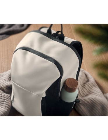 KOROVIN Sac à dos pour ordinateur 15" Couleurs : blanc cassé personnalisable avec votre logo