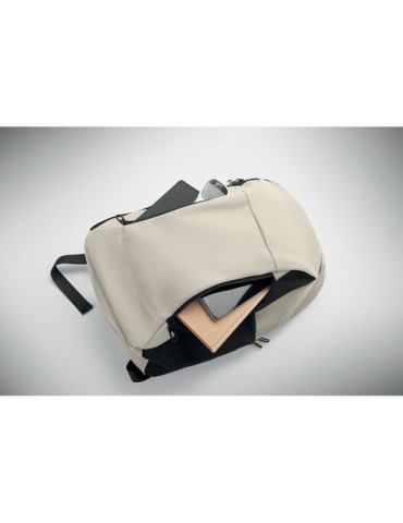 KOROVIN Sac à dos pour ordinateur 15" Couleurs : blanc cassé objet promotionnel éco-responsable