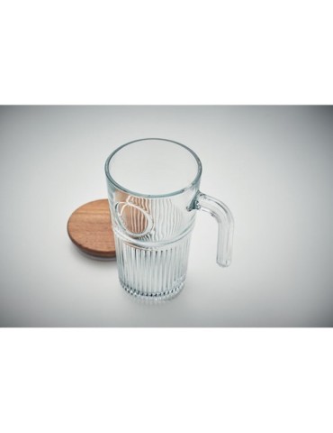 VITRIO JAR Mug en verre 450ml 2