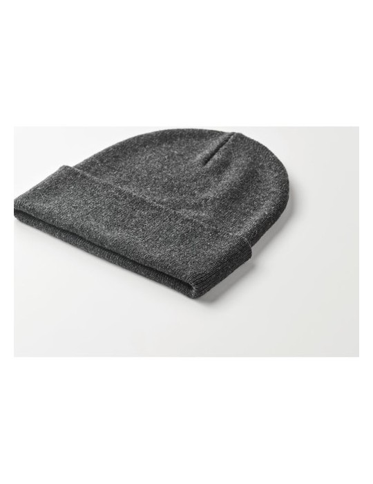 BEANIX Bonnet tricoté avec revers accessoire événementiel unique