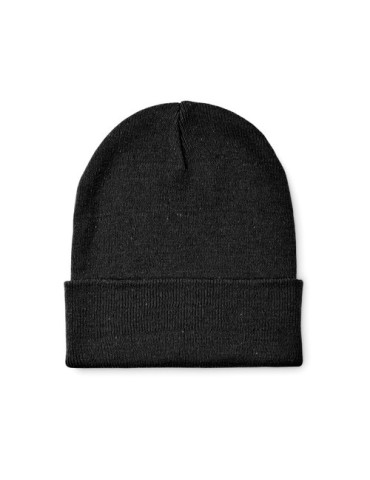 BEANIX Bonnet tricoté avec revers marquage laser ultra précis