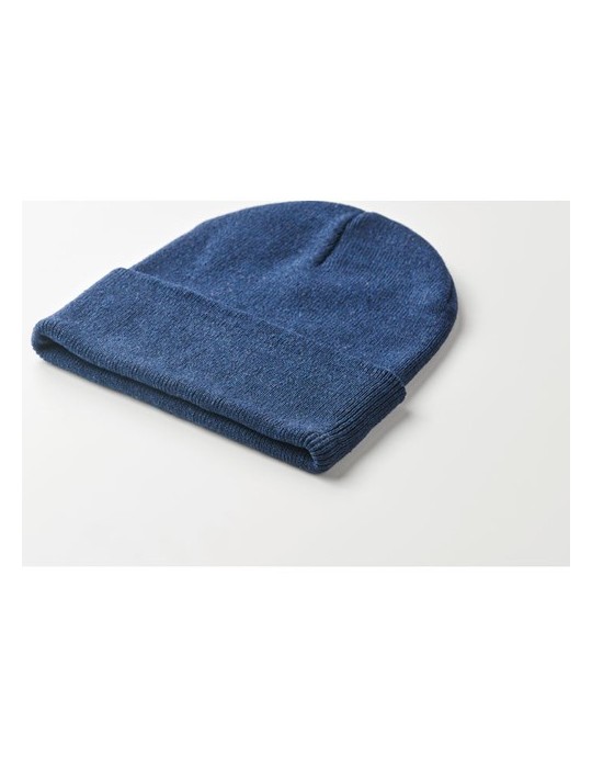 BEANIX Bonnet tricoté avec revers objet promotionnel éco-responsable