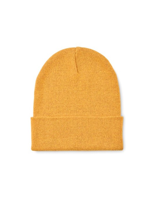 BEANIX Bonnet tricoté avec revers personnalisable avec votre logo
