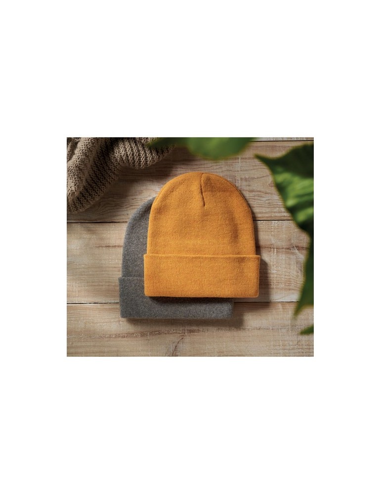 BEANIX Bonnet tricoté avec revers cadeau client original