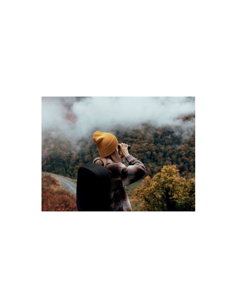 BEANIX Bonnet tricoté avec revers marquage couleur éclatante