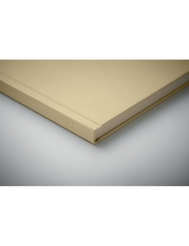 SUGAR Carnet A5 en PLA Matières : papier Couleurs : kaki objet promotionnel éco-responsable