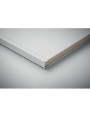 SUGAR Carnet A5 en PLA Matières : papier Couleurs : blanc cadeau collaborateur premium