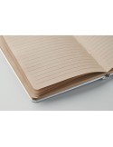 SUGAR Carnet A5 en PLA Matières : papier Couleurs : blanc objet publicitaire robuste
