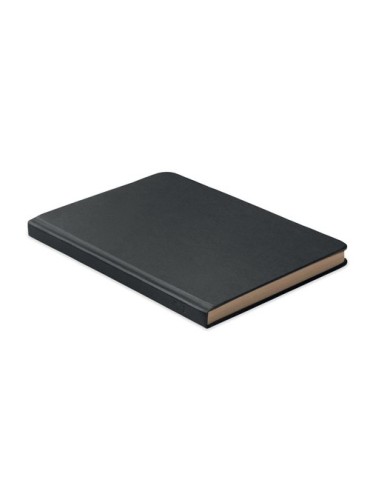 SUGAR Carnet A5 en PLA Matières : papier Couleurs : noir cadeau entreprise pas cher