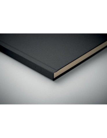 SUGAR Carnet A5 en PLA Matières : papier Couleurs : noir goodies entreprise design