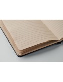 SUGAR Carnet A5 en PLA Matières : papier Couleurs : noir marquage couleur éclatante
