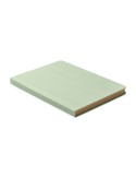 SUGAR Carnet A5 en PLA Matières : papier Couleurs : vert menthe personnalisable avec votre logo