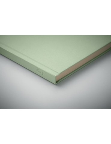 SUGAR Carnet A5 en PLA Matières : papier Couleurs : vert menthe personnalisation rapide en France