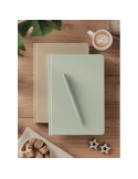 SUGAR Carnet A5 en PLA Matières : papier Couleurs : vert menthe cadeau entreprise pas cher