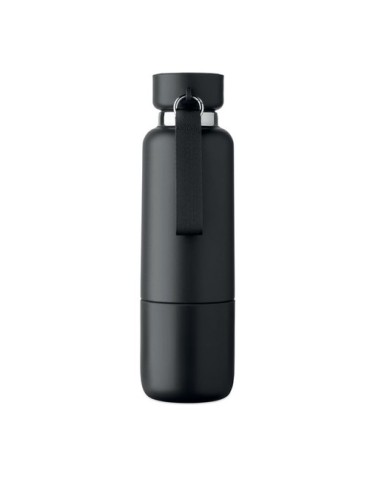 NOEKA Bouteille double paroi 500ml Couleurs : noir goodies personnalisé en stock