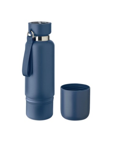 NOEKA Bouteille double paroi 500ml Couleurs : bleu marine personnalisation rapide en France