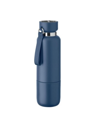 NOEKA Bouteille double paroi 500ml Couleurs : bleu marine personnalisation sur mesure