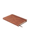 TINT Carnet A5 en PU effet patine Matières : papier recyclé Couleurs : marron