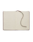 TINT Carnet A5 en PU effet patine Matières : papier recyclé Couleurs : marron marquage couleur éclatante