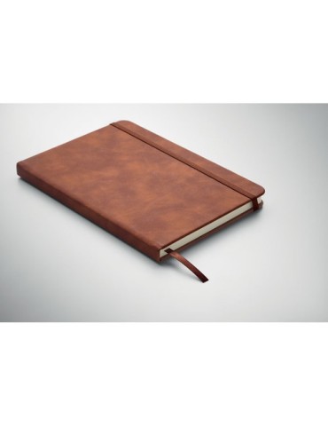 TINT Carnet A5 en PU effet patine Matières : papier recyclé Couleurs : marron impression haute définition