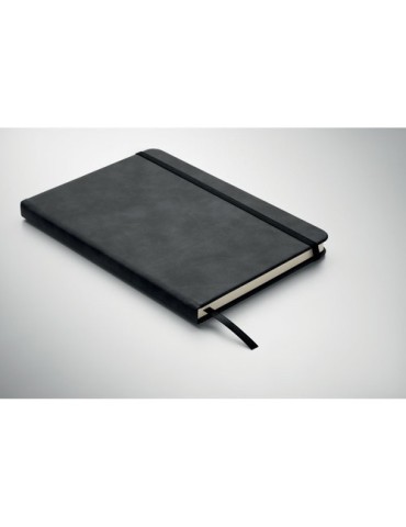 TINT Carnet A5 en PU effet patine Matières : papier recyclé Couleurs : noir cadeau entreprise pas cher