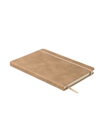 TINT Carnet A5 en PU effet patine Matières : papier recyclé Couleurs : kaki impression haute définition